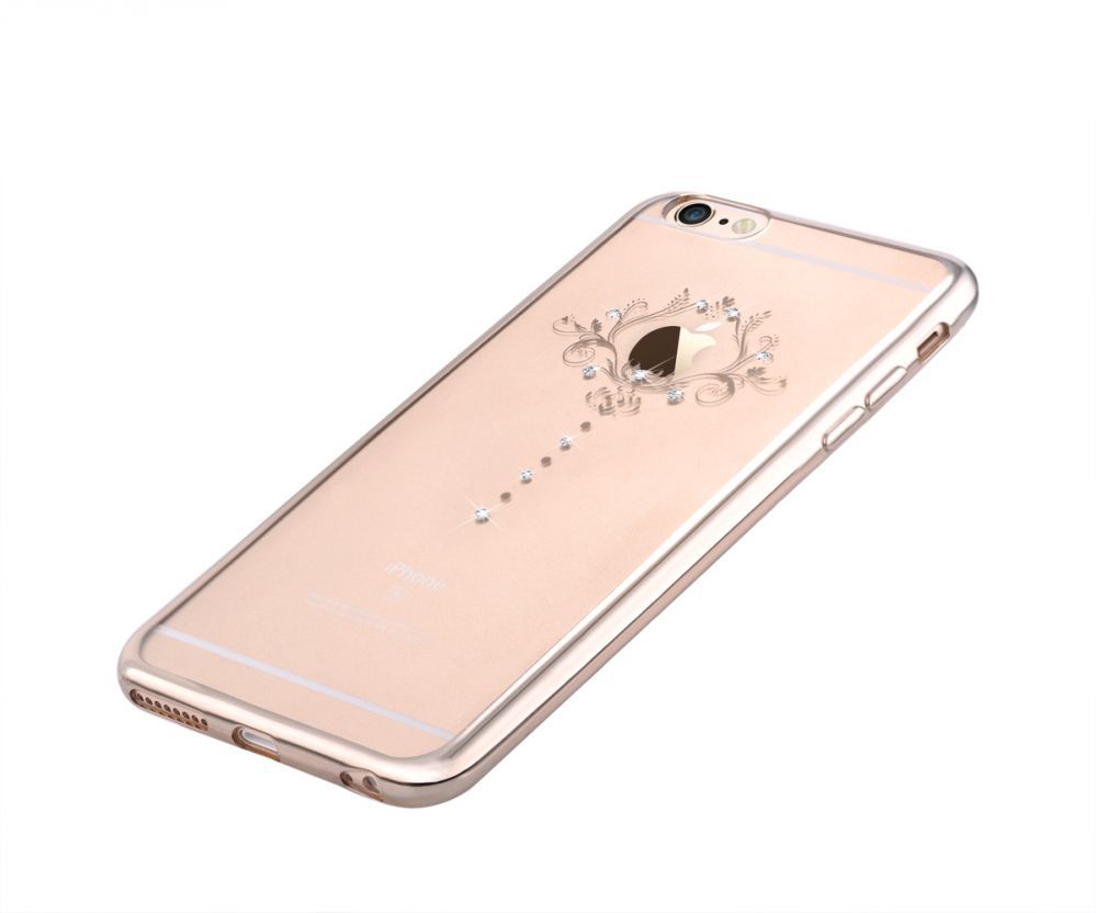 Back panel cover Devia Apple iPhone 6 Plus/6s Plus Crystal Iris Champagne Gold