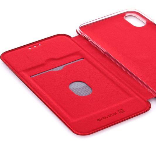 Kaaned - kaaned Evelatus Apple iPhone X/Xs Book Case Wine Red