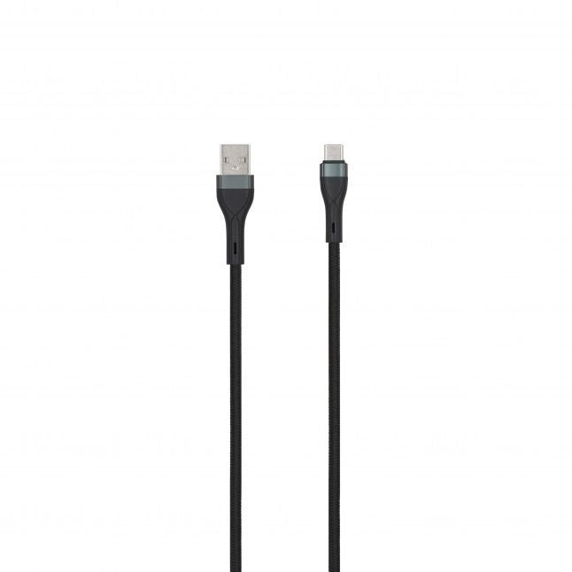 Cable seek toti  SEEK TOTI USB A to Type-C, 2m Braided Cable 3A, Black