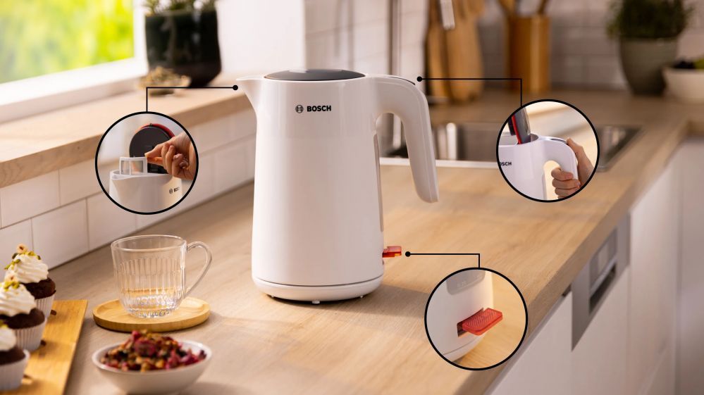 Veekeetja Bosch  Kettle | TWK2M161 MyMoment | Electric | 2400 W | 1.7 L | Plastic | 360° rotational base | White
