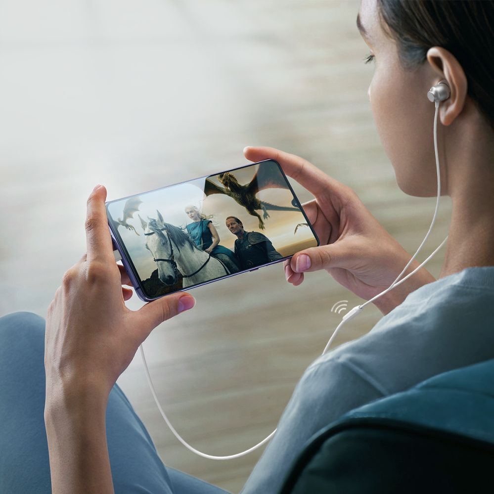 juhtmega kõlarid Joyroom  Joyroom JR-EC06 USB-C in-ear headphones - silver Silver