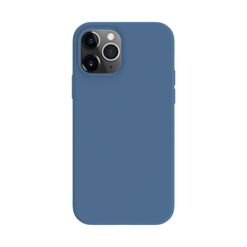 Чехол на заднюю панель Evelatus Apple iPhone 12 / 12 Pro Premium Magsafe Soft Touch Silicone Case Navy Blue