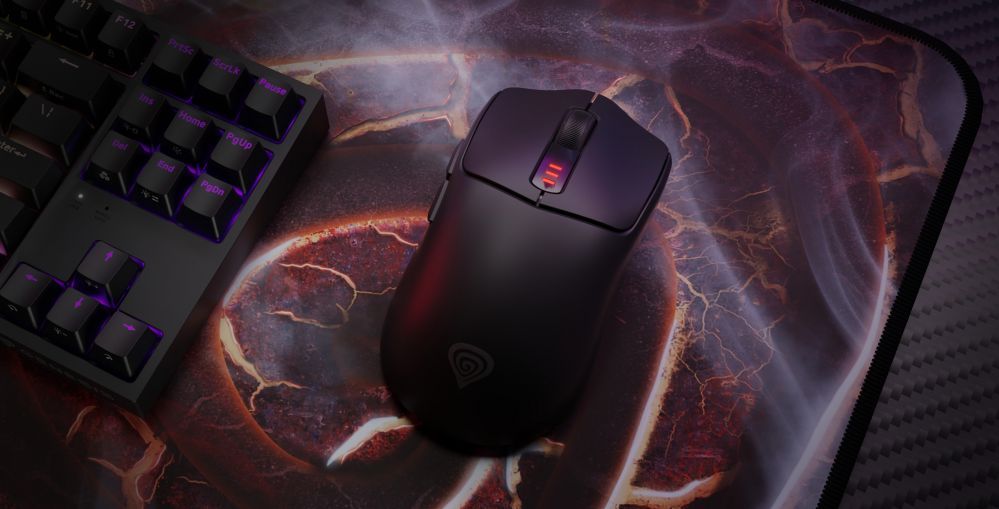 Computer mouse Genesis  Zircon 500 | Wireless/Wired | Gaming Mouse | 2.4 GHz, Bluetooth, USB | Black