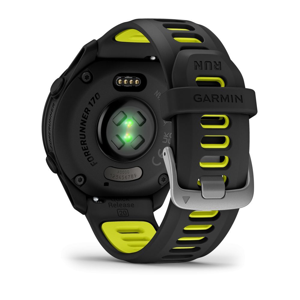 Smart watches Garmin  Forerunner 170 Music, Black with Black/Amp Yellow Band