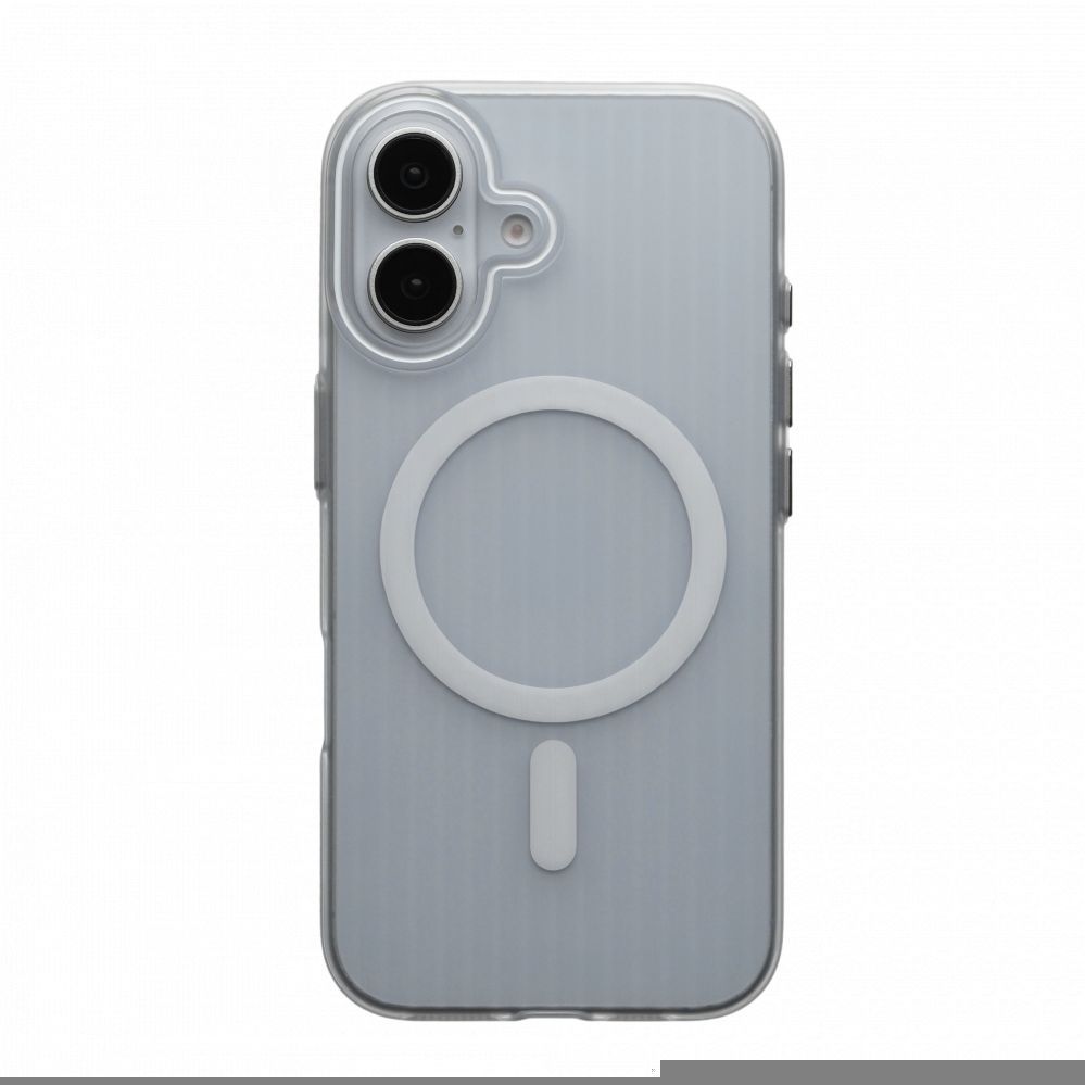 Чехол на заднюю панель Evelatus Apple iPhone 16 Suitcase MagSafe Case Transparent White