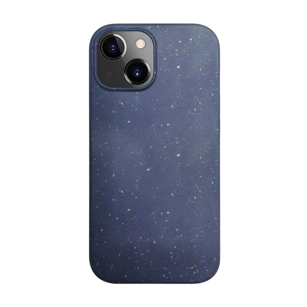 Чехол на заднюю панель iLike Apple iPhone 13 Silicone plastic case Eco Print Design Blue