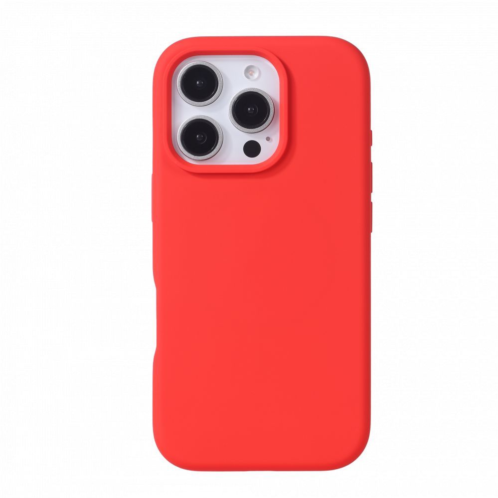 Tagakaaned Evelatus Apple iPhone 16 Pro Max Premium Magsafe Soft Touch Silicone Case Red
