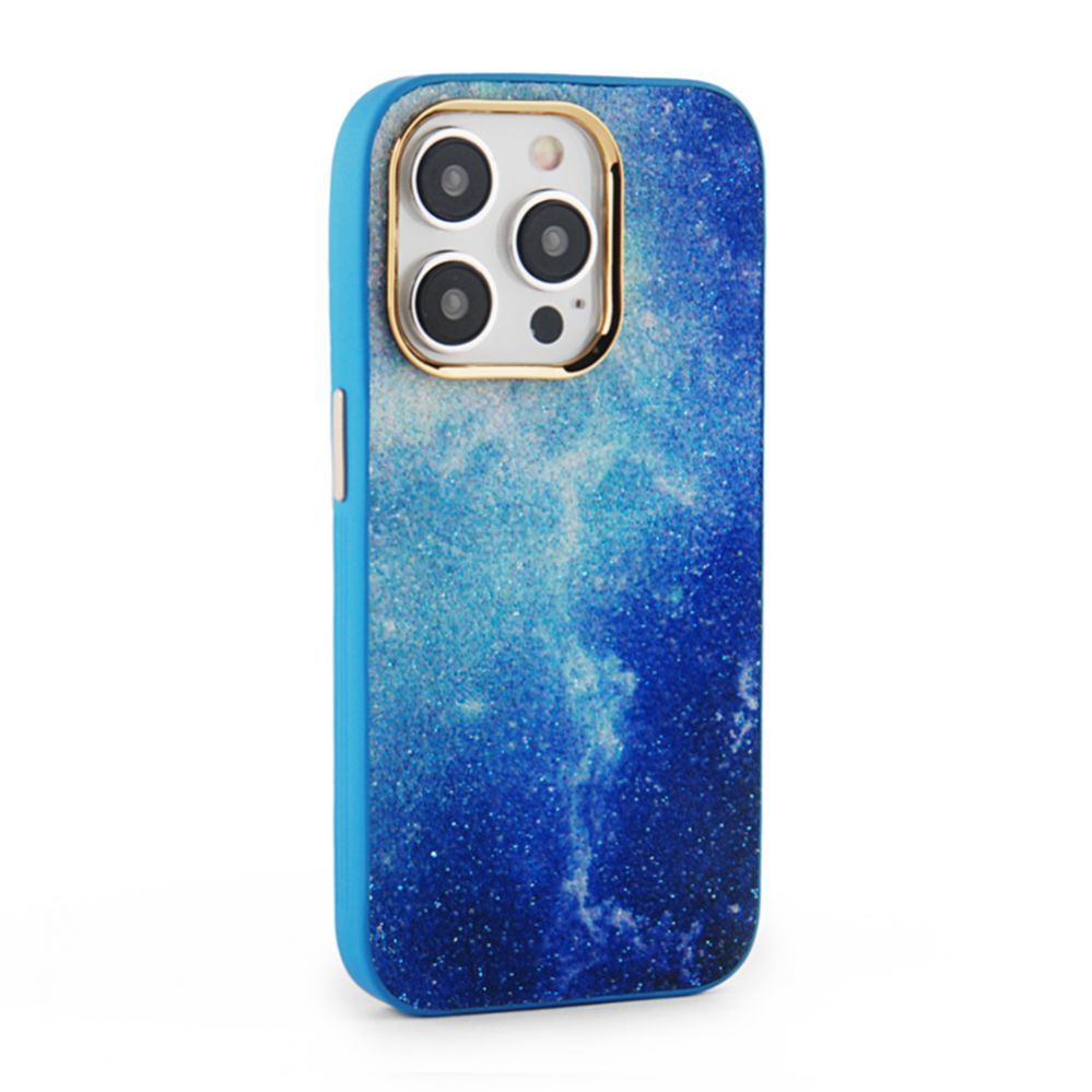 Tagakaaned iLike Apple iPhone 14 Pro Print Desire Customized Diamonds Case Blue
