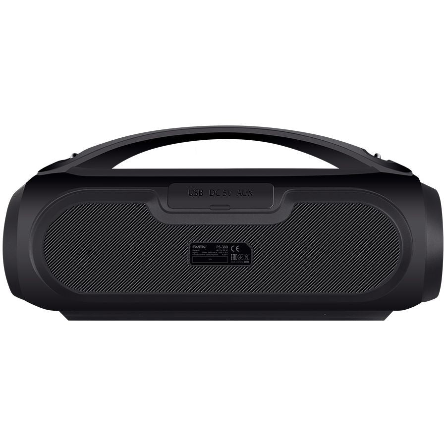 Bluetooth speakers Sven  Speaker SVEN PS-380, black (40W, Waterproof (IPx5), TWS, Bluetooth, FM, USB, 3000mA*h)