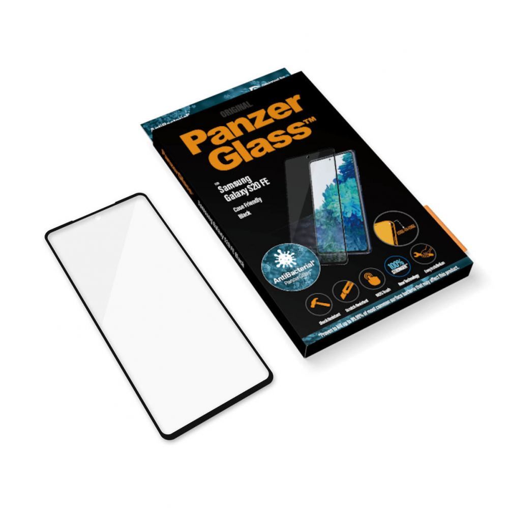 Tagakaaned PanzerGlass  Samsung, Galaxy S20 FE CF, Glass, Black, Clear Screen Protector