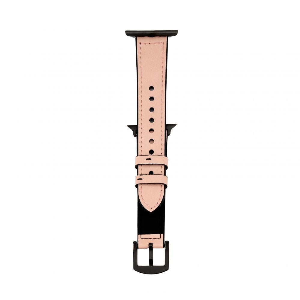 Ремешок Connect  Watch 38/40/41mm Silicone patch Leather Watch Strap (132mm M/L) Pink Sand