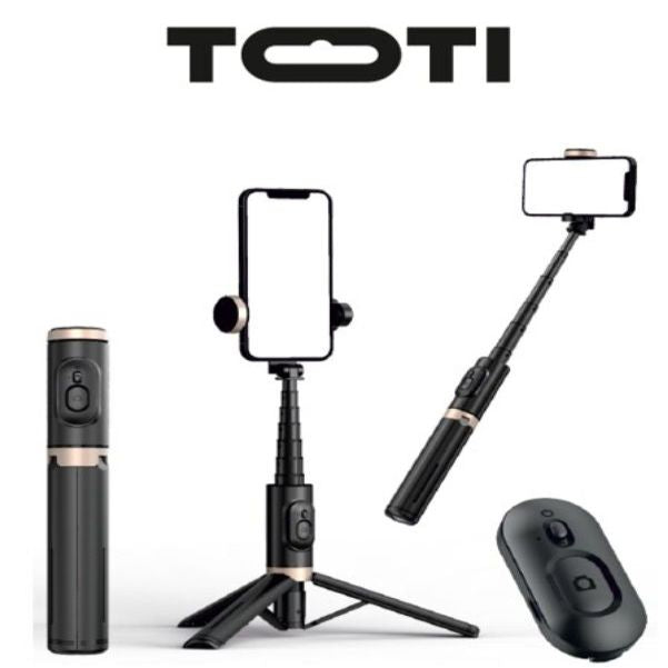 Авто держатель seek toti  SEEK TOTI Selfie Stick with Hidden Design Stable Tripod Q12, Black