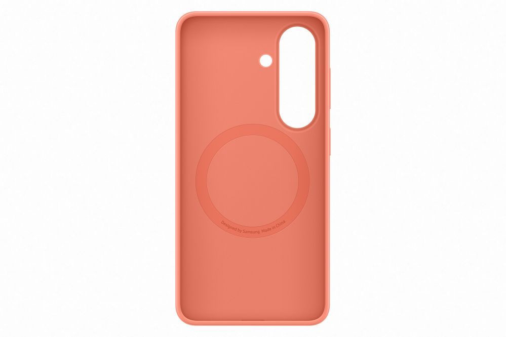 Back panel cover Samsung  ES942CO Silicone Magnet Case Samsung Galaxy S26, Coral Red