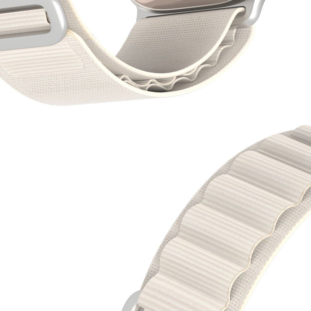 Strap Dux Ducis Apple Sport Buckle Strap for Apple Watch 42/44/45/46/49MM Starlight