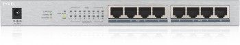 Серверы ZYXEL NETWORKS  ZYXEL GS1008-HP, 8 PORT GIGABIT POE+ UNMANAGED DESKTOP SWITCH, 8 X POE, 60 WATT (5Y WARRANTY)
