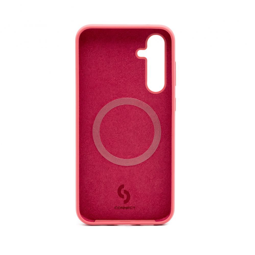 Чехол на заднюю панель Connect Samsung Galaxy S23 FE Premium Quality Magnetic Soft Touch Silicone Case Camelia