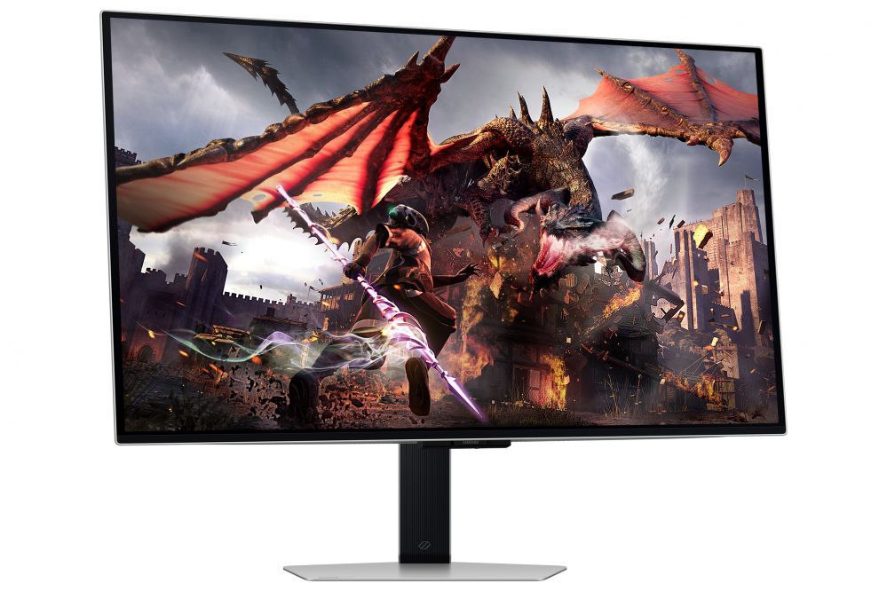 Монитор Samsung  LS32DG802SUXDU 32" OLED G8 G80SD UHD Monitor 3840x2160/16:9/200cd/m2/0.03ms, DP, HDMI, USB