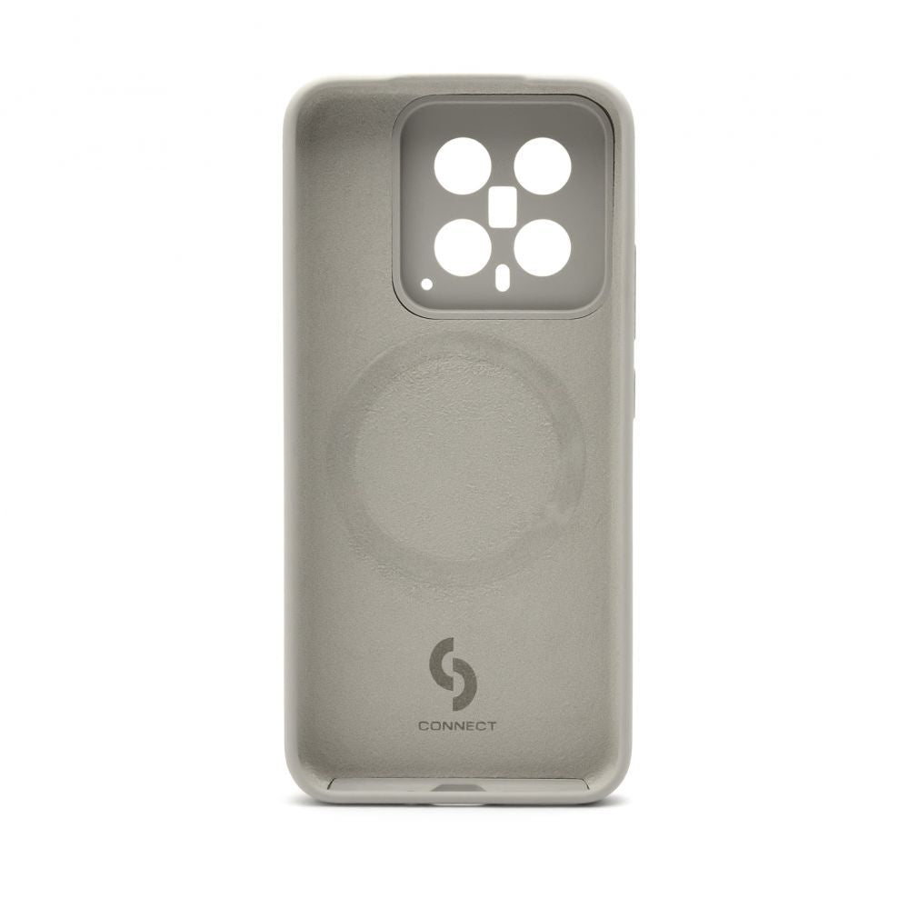 Чехол на заднюю панель Connect Xiaomi 14 Premium Quality Magnetic Soft Touch Silicone Case Grey