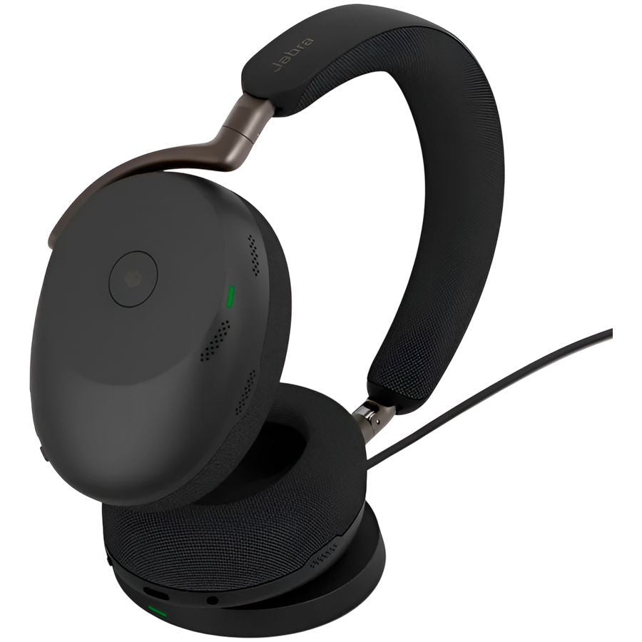 Juhtmevabad kõrvaklapid Jabra  JABRA Evolve3 85, UC, Link390c, Black,WLC Chrg