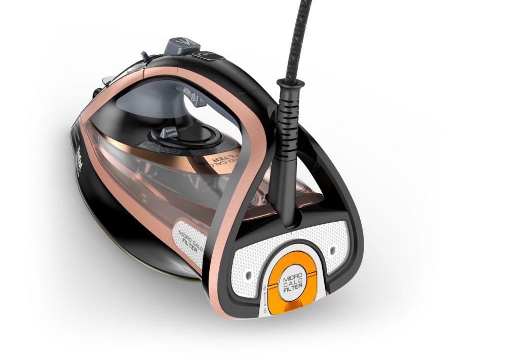 Triikrauad TEFAL  Steam Iron FV9845 3200 W, Water tank capacity 350 ml, Continuous steam 60 g/min, Black/Rose Gold
