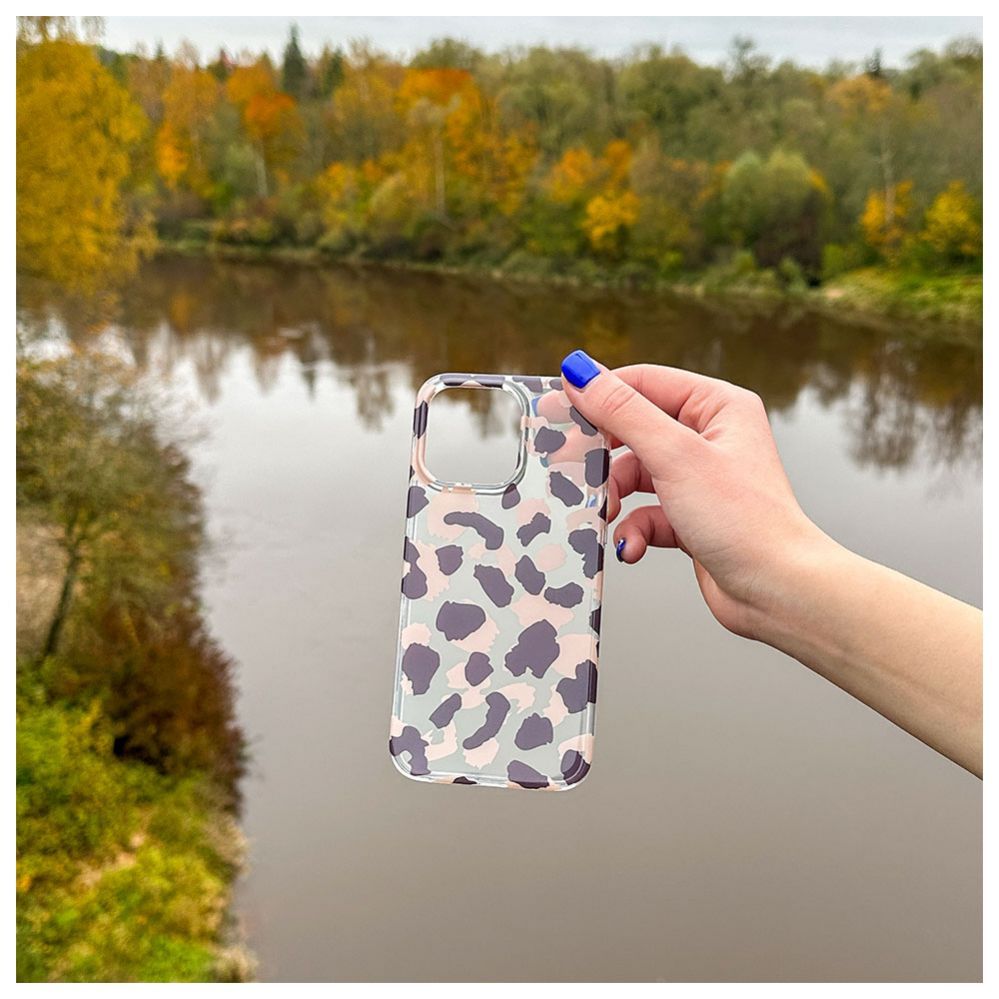 Чехол на заднюю панель Evelatus Apple iPhone 15 Pro Max PC Customized Print Design  Cheetah