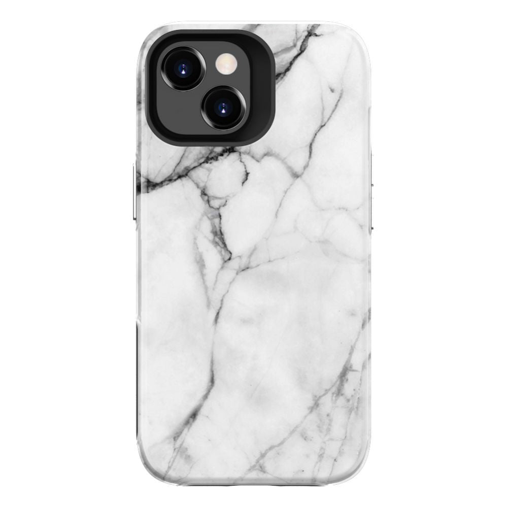 Tagakaaned Evelatus Apple iPhone 15 Armor case TPU+PC Customized Print Design Marble White