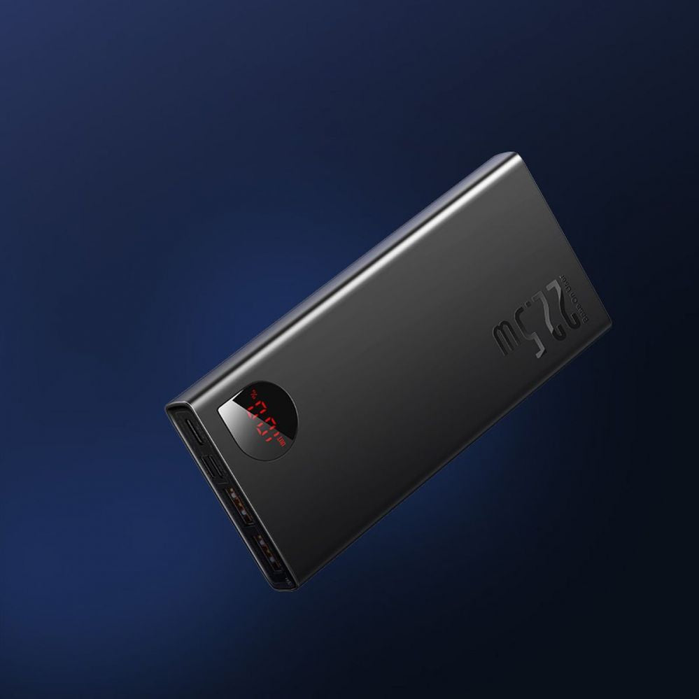 Power bank Baseus  Baseus Adaman Metal power bank with fast charging 10000mAh 22.5W (Overseas Edition 2021) black