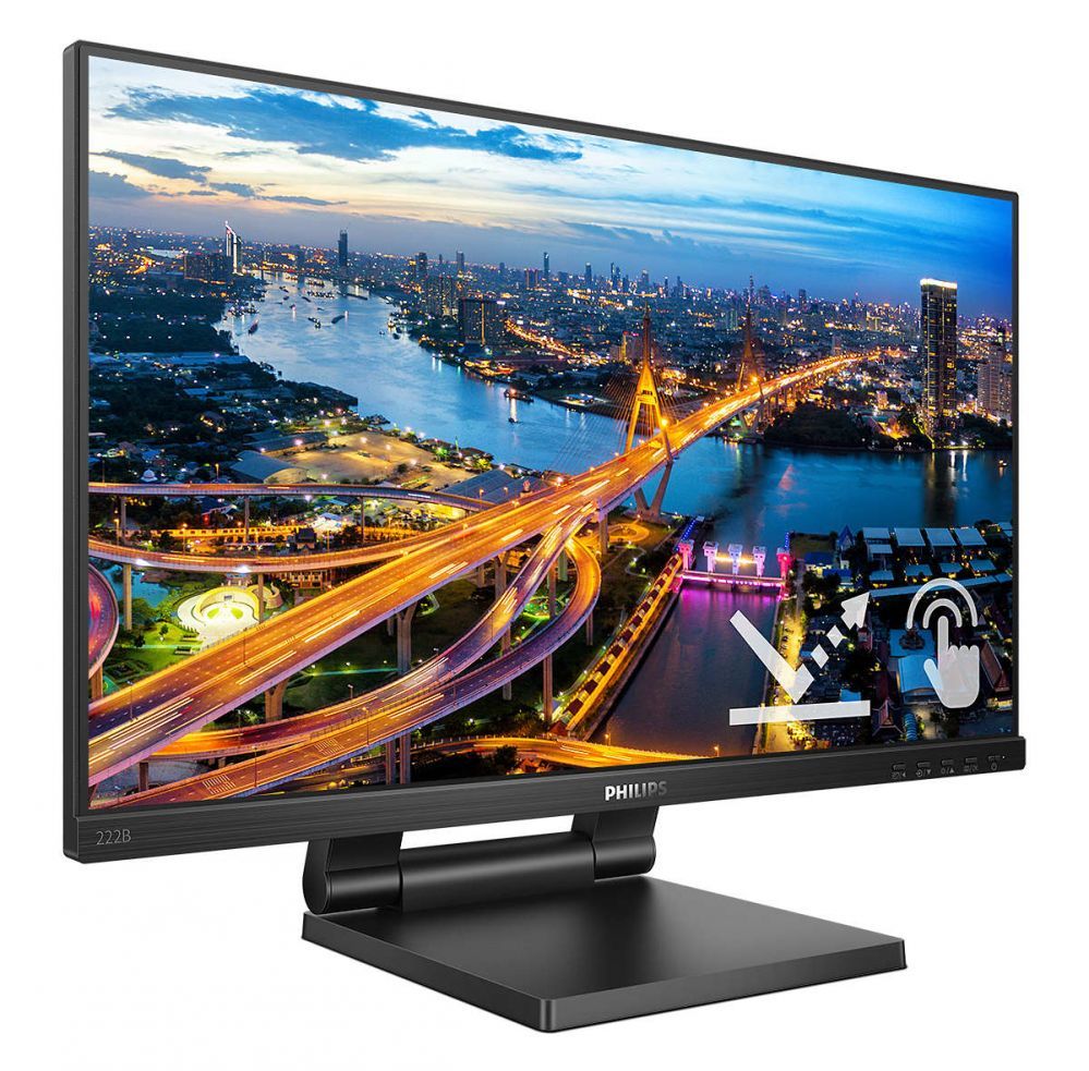Монитор Philips  222B1TC/00 21.5" IPS/1920x1080,16:9, 250cd/m²,4ms/HDMI DP USB