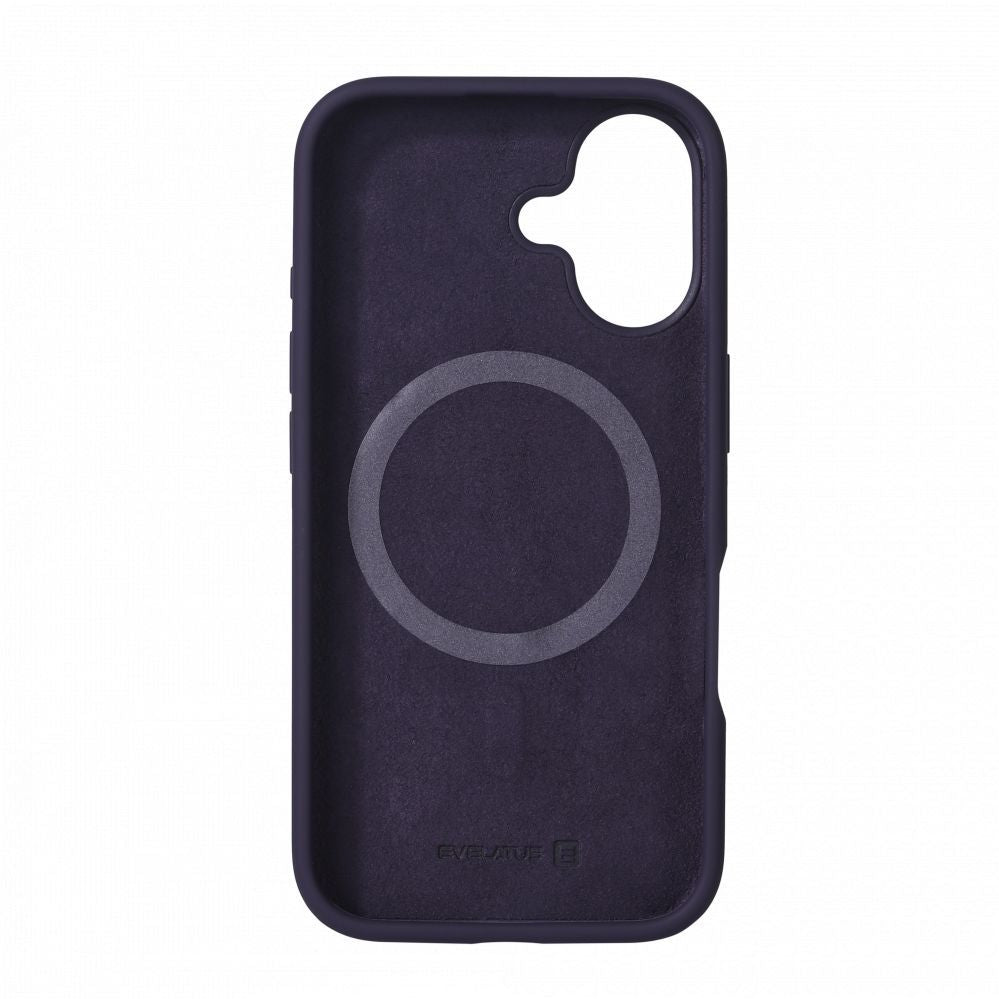 Tagakaaned Evelatus Apple iPhone 16 Premium Magsafe Soft Touch Silicone Case Deep Purple