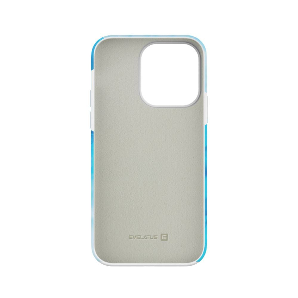 Чехол на заднюю панель Evelatus Apple iPhone 14 Pro Max Silicone case Customized Print Blue