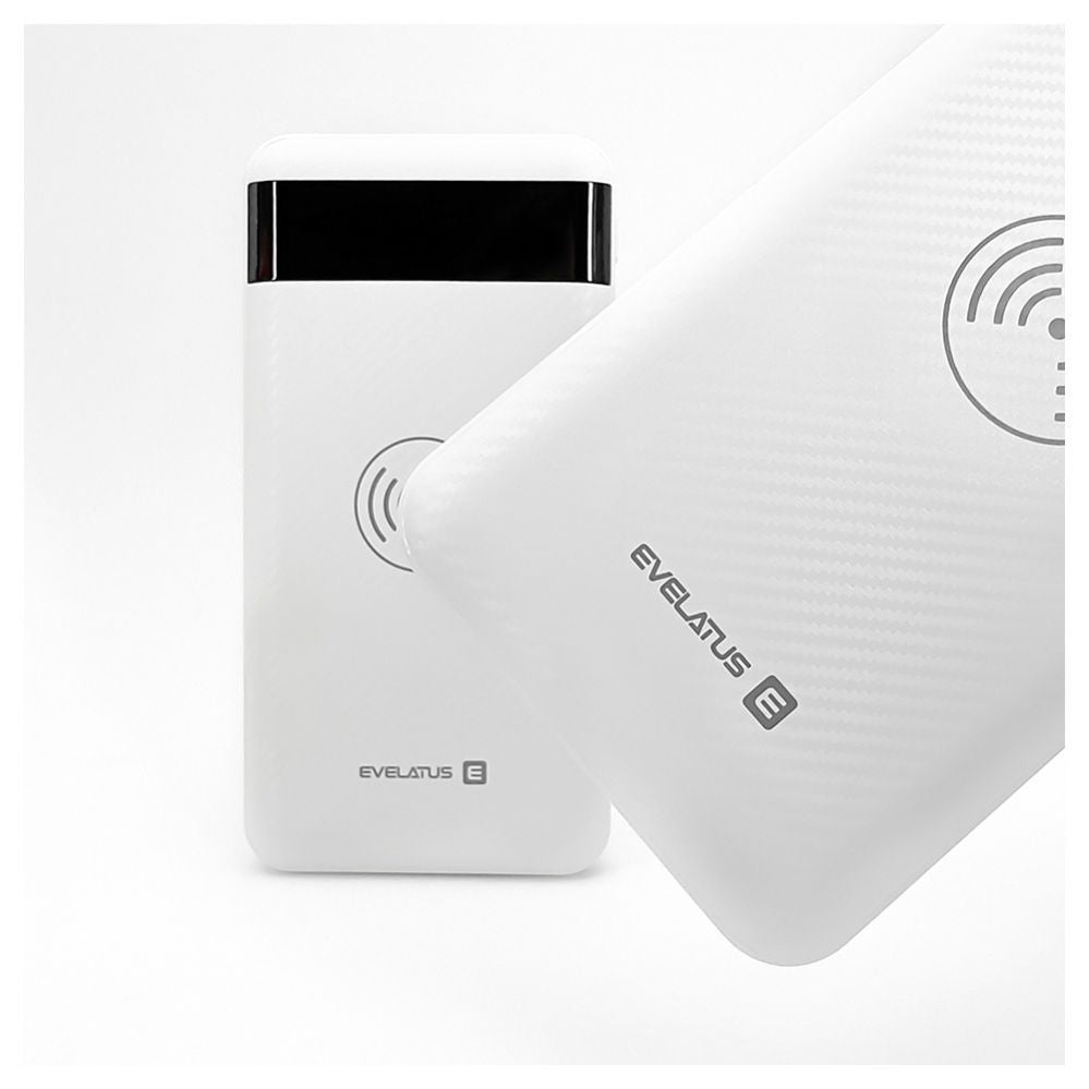 Väline aku Evelatus  Evelatus Power Bank Wireless EPB05 10000 mAh White