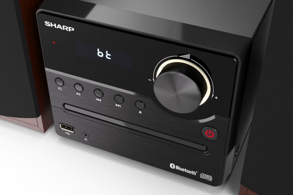 Interactive solution Sharp  XL-B512(BR) Hi-Fi Micro System, CD/FM/USB/Bluetooth v5.0, 45W, Brown