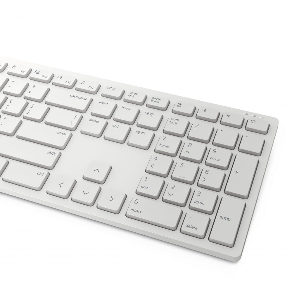 Компьютерная клавиатура Dell  Keyboard and Mouse KM5221W Pro Wireless, US, 2.4 GHz, White