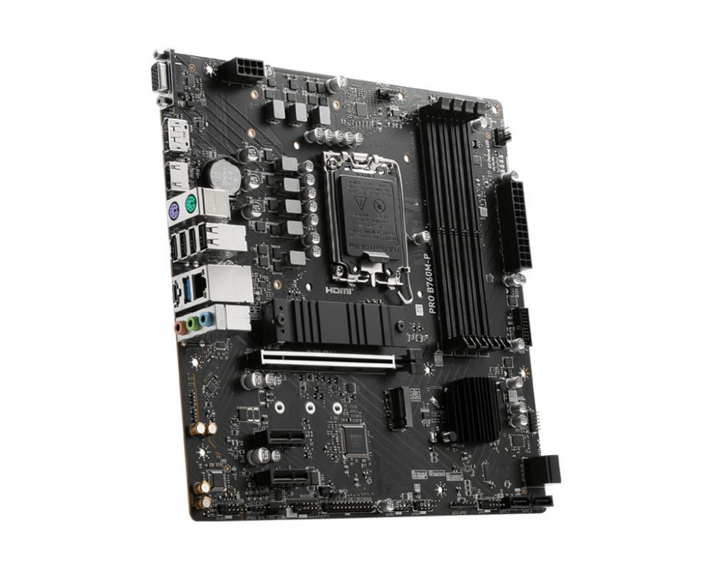 Материнская плата для процессоров Intel MSI  PRO B760M-P DDR4