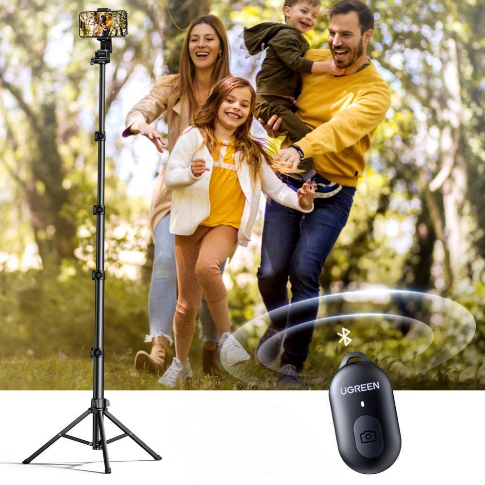 Kaameratarvik Ugreen  Ugreen LP680 selfie stick with stand and Bluetooth remote control 1.8m - black