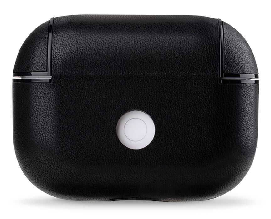 Korpus kõrvaklappidele Evelatus Apple AirPods Pro Leather Protective Case Black