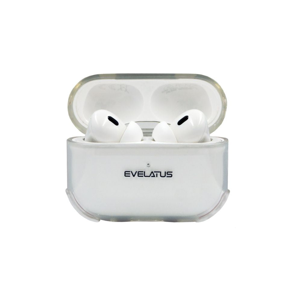 Korpus kõrvaklappidele Evelatus Apple AirPods Pro 2 TPU Protective Case Transparent