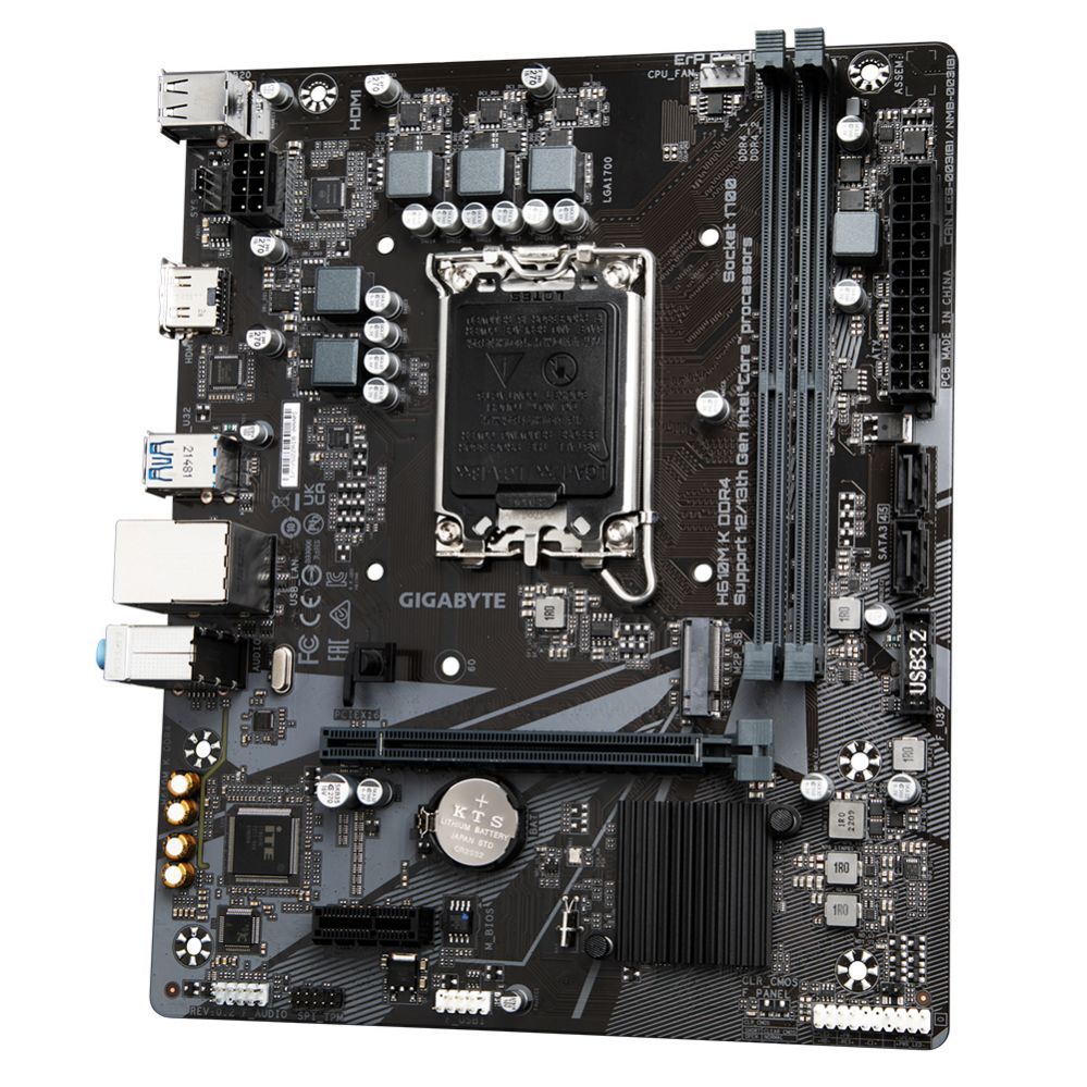 Motherboard for Intel processors Gigabyte  H610M K DDR4 1.0 M/B