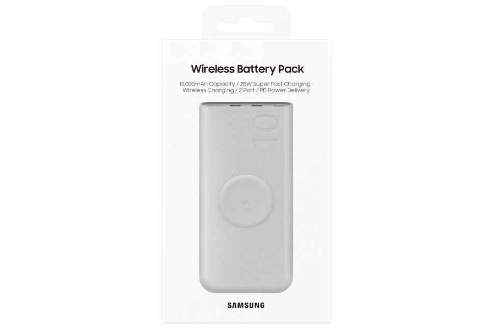 Power bank Samsung  U2510XUE Samsung 10Ah Wireless Battery Pack (SFC 25W), Beige
