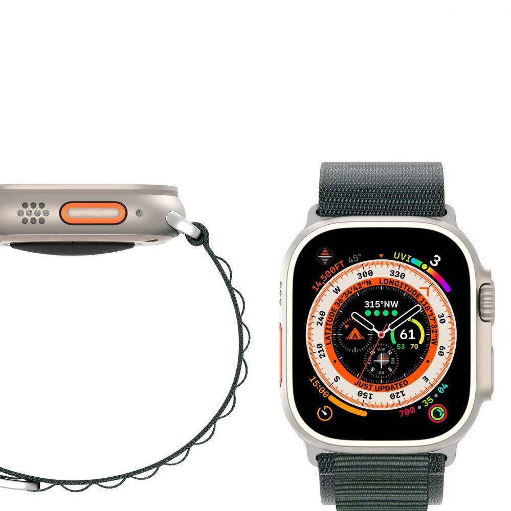 Ремешок Dux Ducis  Sport strap with buckle for Apple Watch 9 / 8 / 7 / 6 / SE / 5 / 4 / 3 / 2 / 1 (41, 40, 38 mm) Dux Ducis Strap GS Version - green Green
