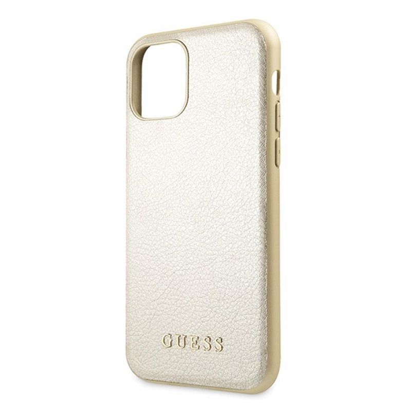 Чехол на заднюю панель Guess Apple iPhone 11 Pro Iridescent PU Leather Hard Case Gold