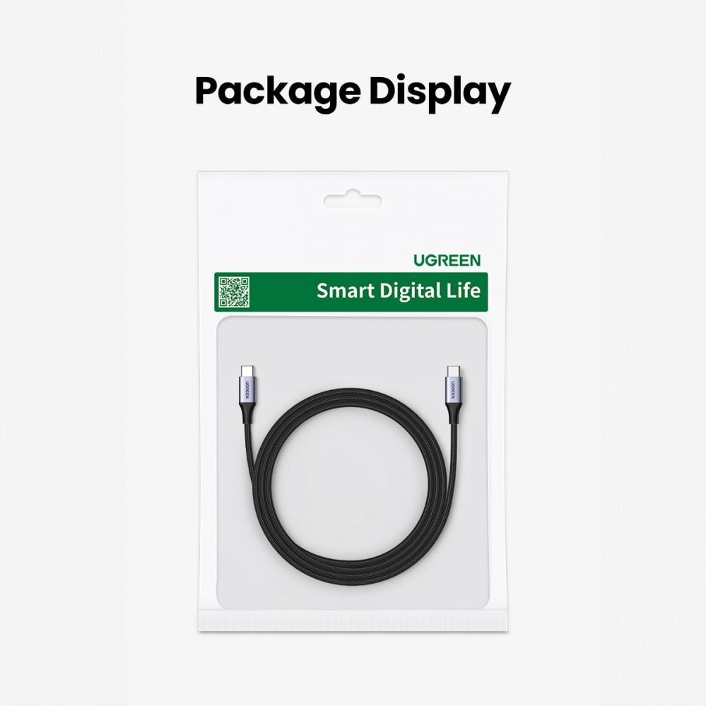 Muu telefoni lisavarustus Ugreen  Ugreen US535 USB-C / USB-C PD cable 240W 5A 1m - gray