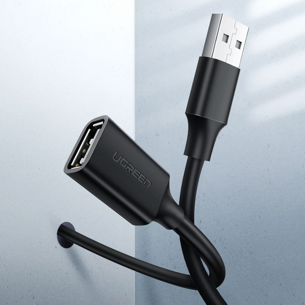 Кабель Ugreen  Ugreen extension USB 2.0 adapter 5m black (US103)