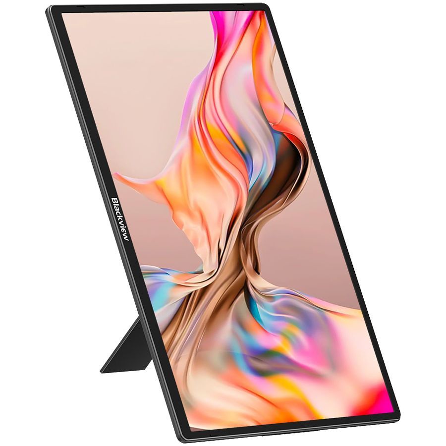 Monitor Blackview  Portable monitor Blackview Table 9 LCD Monitor 16inch IPS FHD 1920x1200 16:9 LCD 60Hz 178 USB-C 3.1x2 Full 1xminiHDMI 368x237x29.5mm Plug into Laptop, PC, Game Console, and More, Plug & Play Black