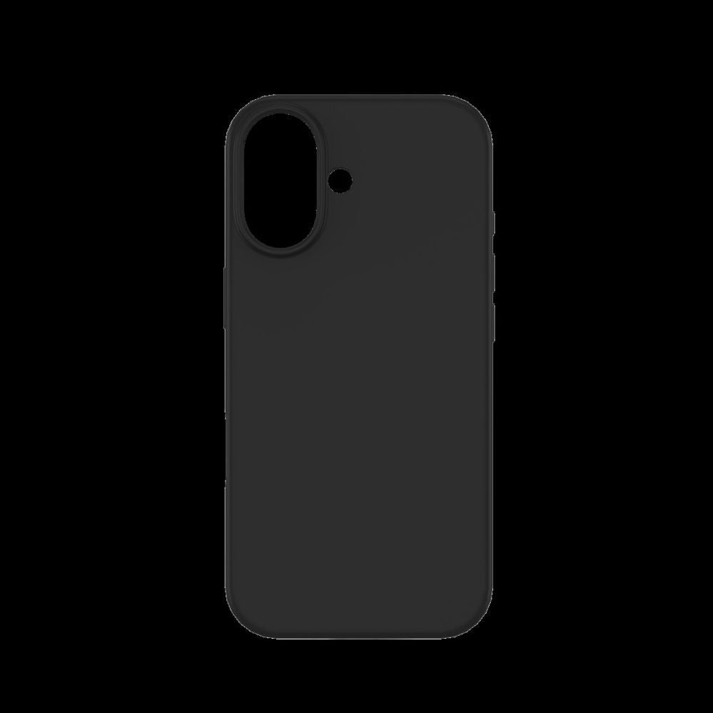 Back panel cover Just Must  JUST MUST REGULAR DEFENSE SILICONE with MAGSAFE for iPhone 17 Black