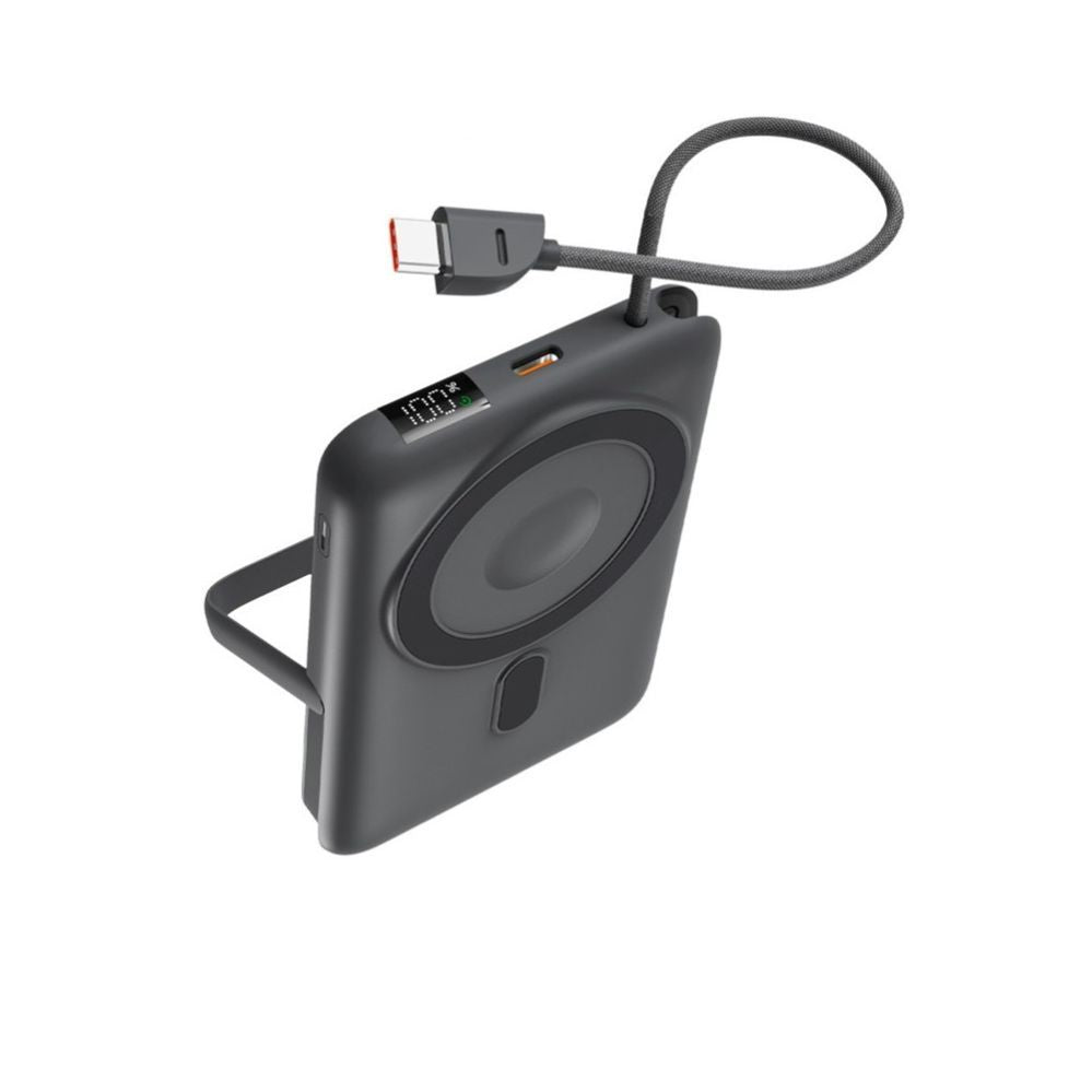 Power bank ksix  Ksix Magnetic Power Bank 10000 mAh, 22.5W for iPhone and Apple watch, Grey