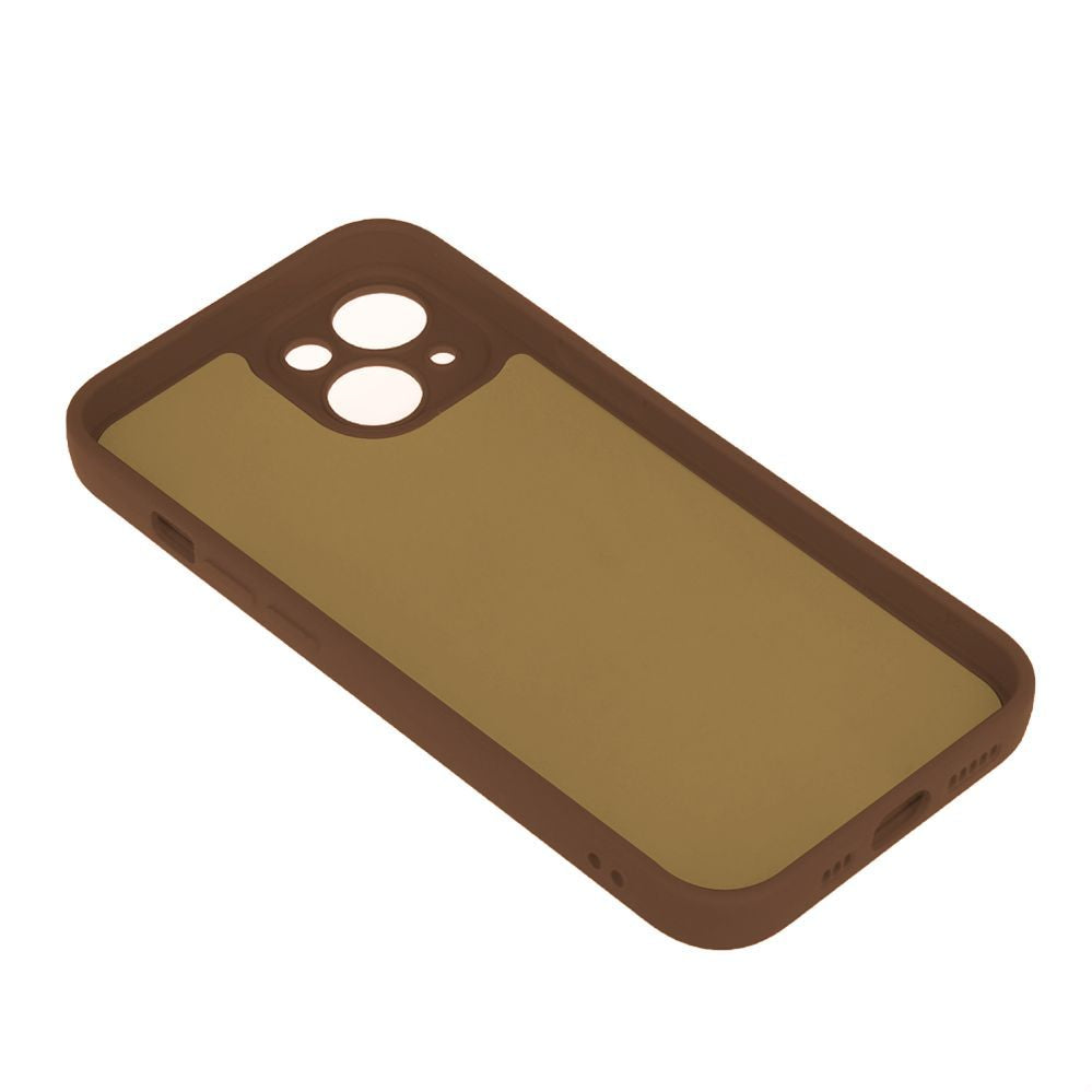 Back panel cover iLike  Silicon case for Samsung Galaxy A37 5G brown