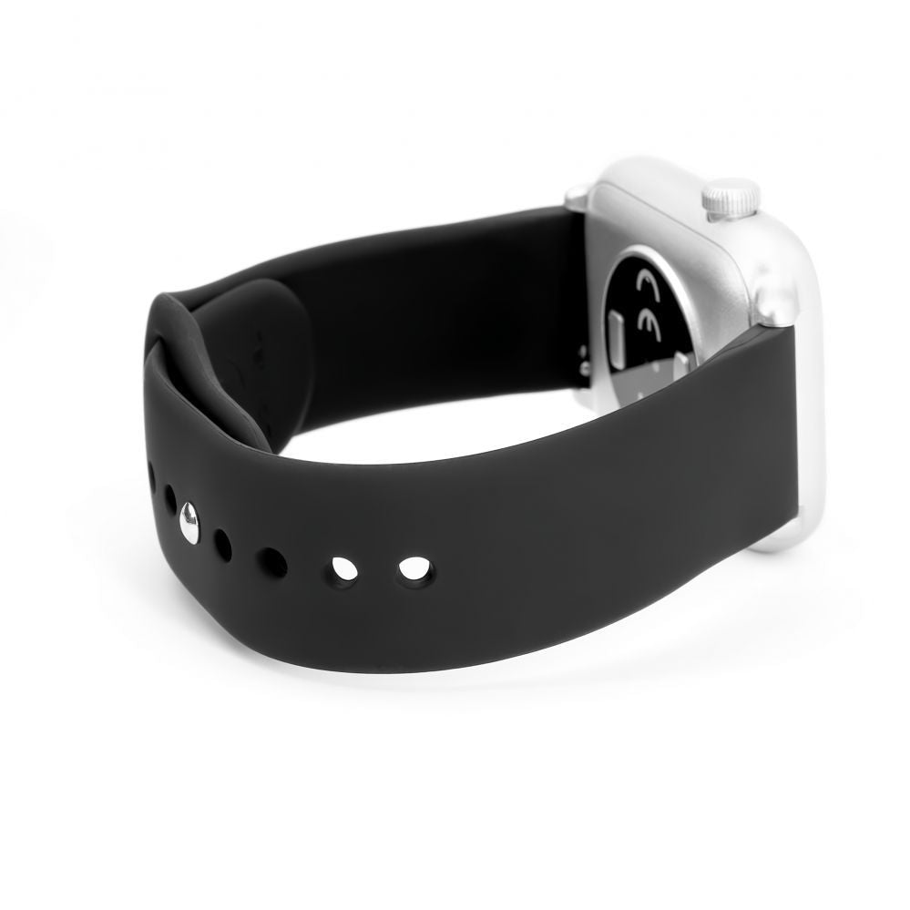 Rihm Connect  20mm Silicone Loop Watch Strap (S/M 110mm) Black