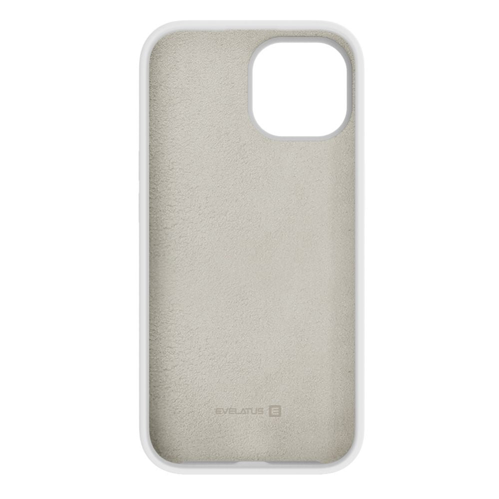 Чехол на заднюю панель Evelatus Apple iPhone 15 Premium Soft Touch Silicone Case White