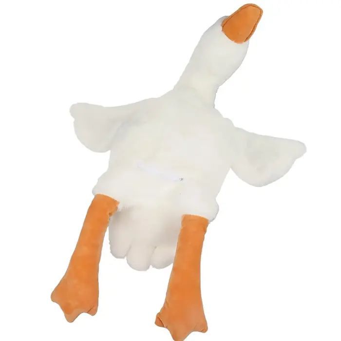 игрушки Kiddyz  Stuffed Goose Plush 50cm Soft Animal Pillow in Flat Pose Cute Decorative Toy